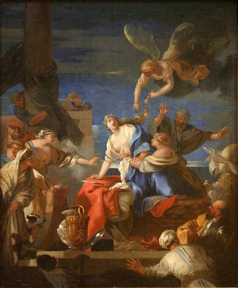 La morte di Didone - Musee des Beaux, Arts, Beziers